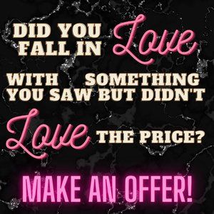 Fall In Love With An Item & Not The Price? Make an Offer!